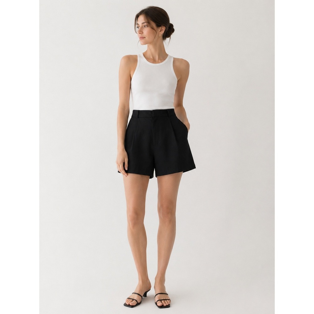 Abercrombie & Fitch Black High Waist Women’s Shorts
